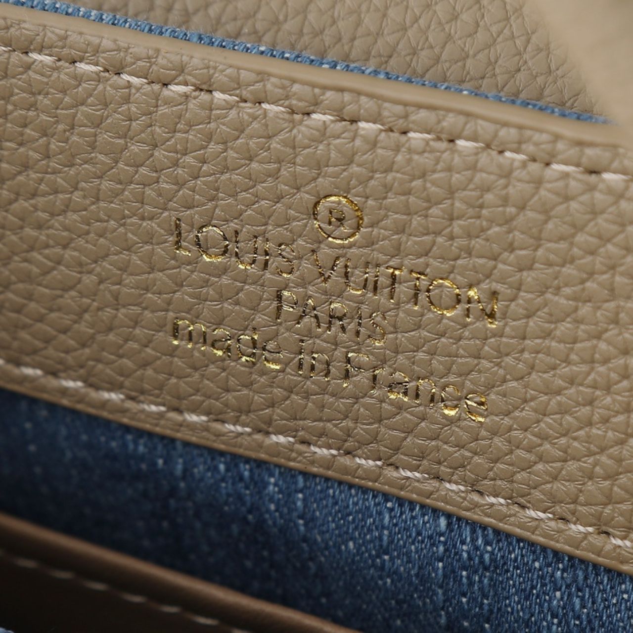 Louis Vuitton Capucines Mini Monogram Denim Blue 21cm - Image 11