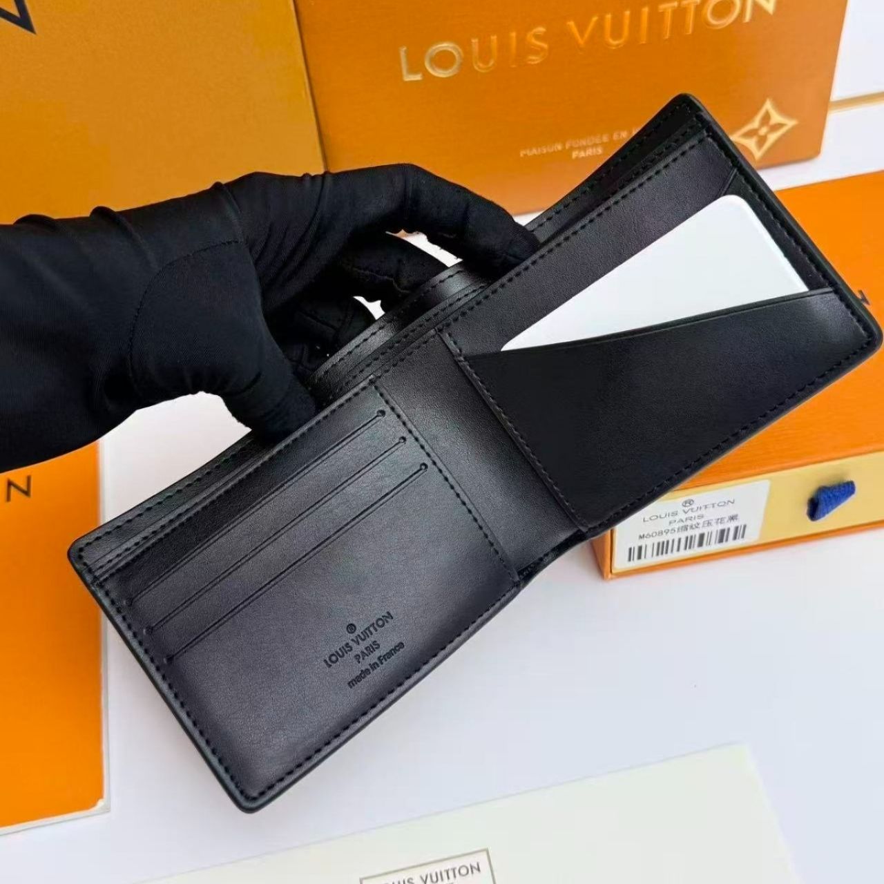 Louis Vuitton Multiple Wallet Monogram Shadow Black 11.5cm - Image 5