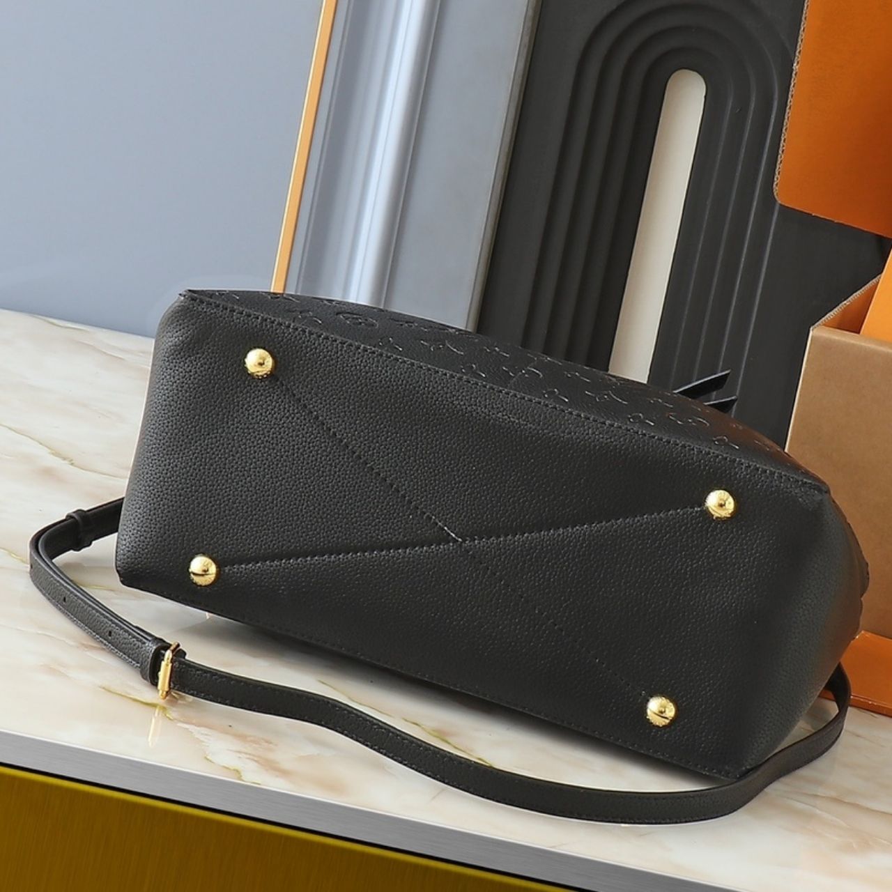 Louis Vuitton Melie Monogram Empreinte Black 33cm - Image 5