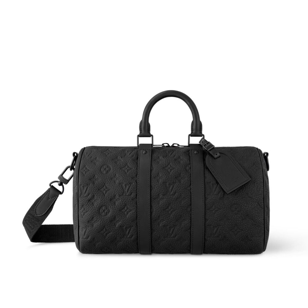 Louis Vuitton Keepall Bandouliere 35 Monogram Embossed Taurillon 35cm