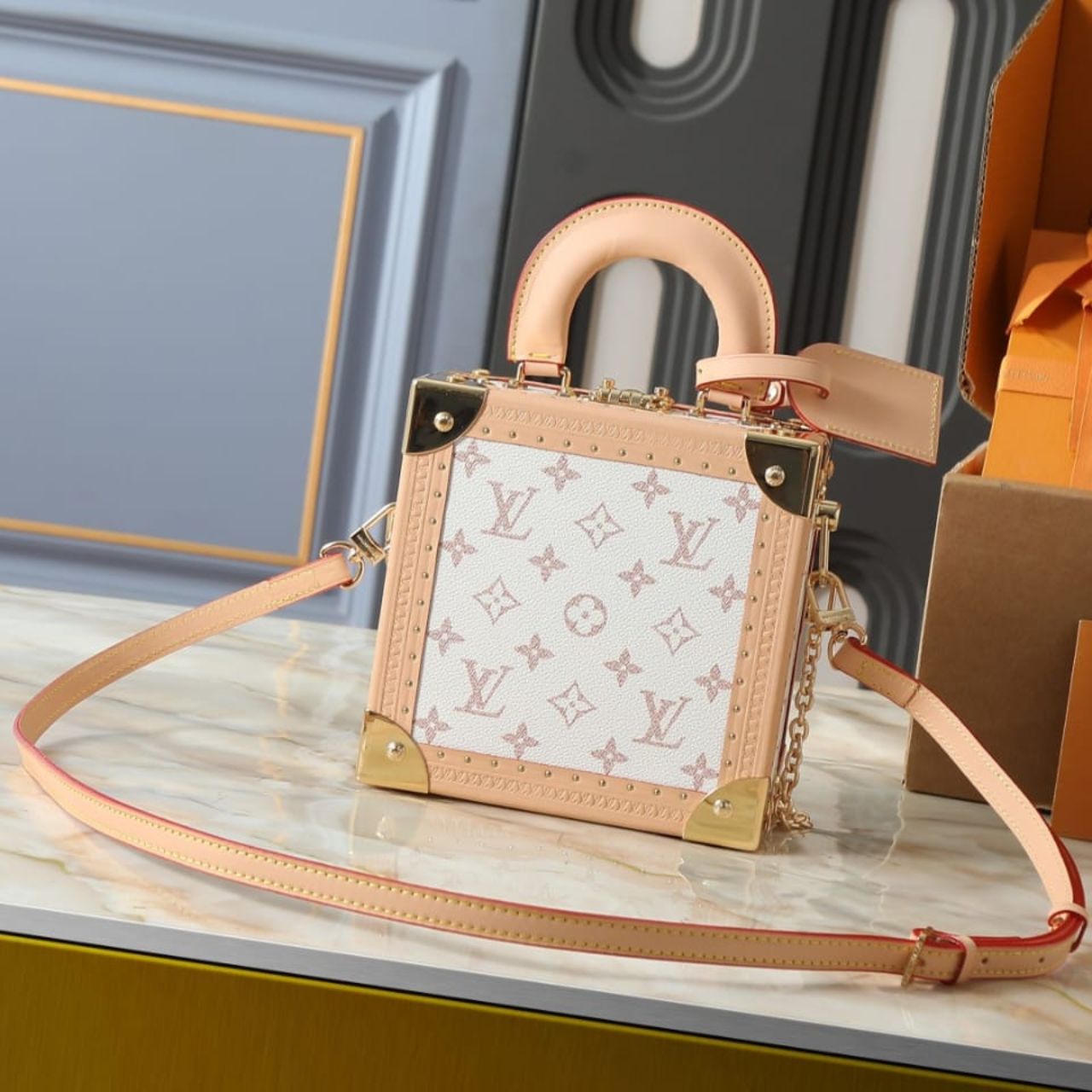 Louis Vuitton Mini Square Trunk Monogram Dune 17cm M28676 - Image 4
