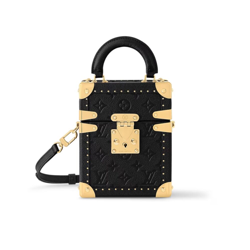 Louis Vuitton Camera Box Black Gold Hardware 21.5cm M11131