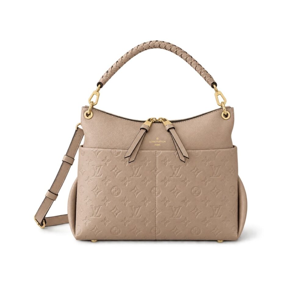 Louis Vuitton Melie Monogram Empreinte Beige 33cm
