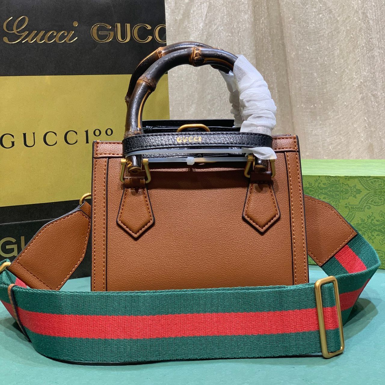 Gucci Diana Small Tote Bag 20cm 702732 U3ZDT 2549 - Image 5