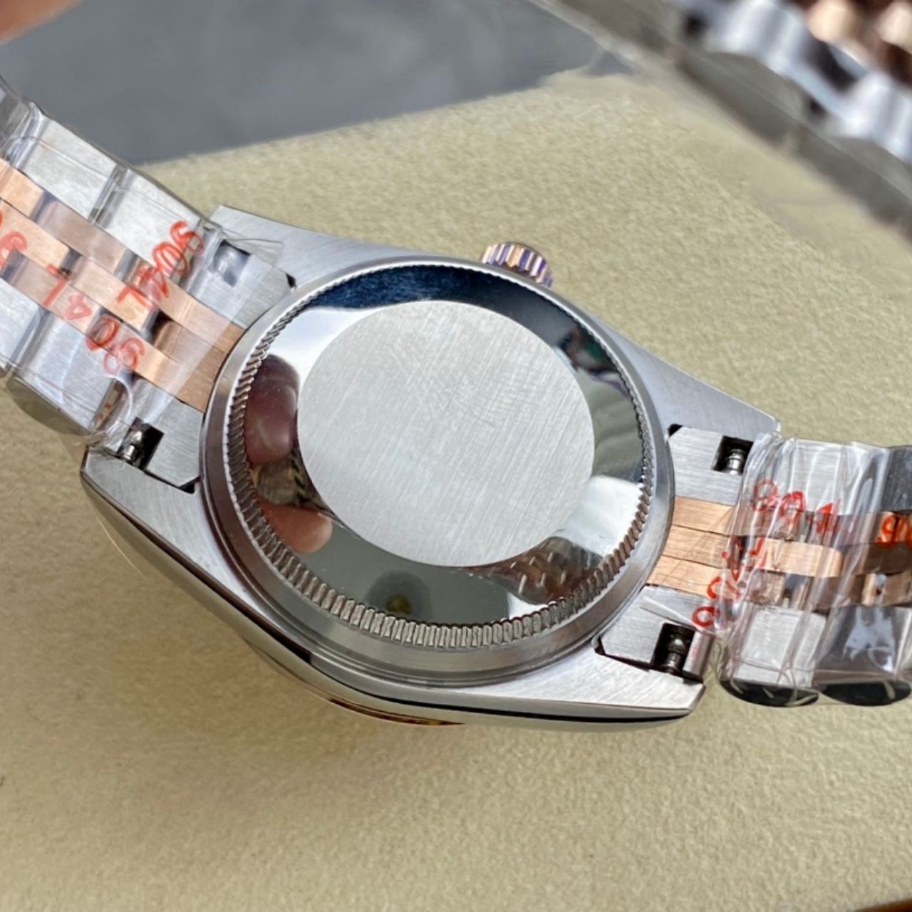 Rolex Datejust 31 Pink Diamond Dial Two Tone Rose Gold Watch 31mm - Image 8