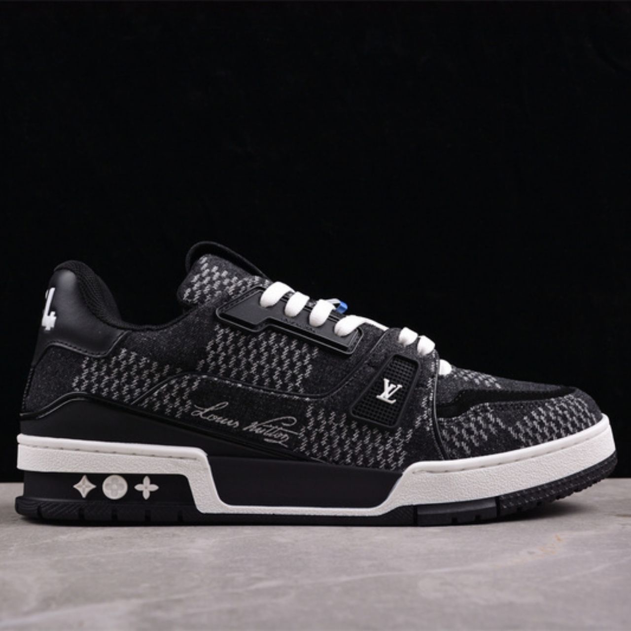 Louis Vuitton LV Trainer Sneakers Black 1AD6E6 - Image 7