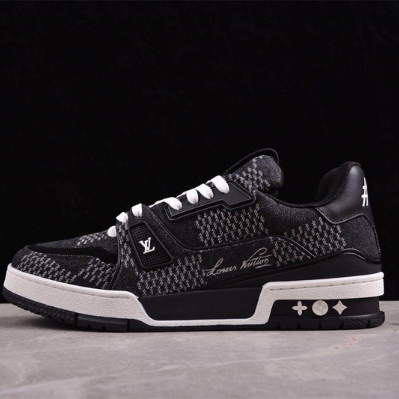 Louis Vuitton LV Trainer Sneakers Black 1AD6E6 - Image 6