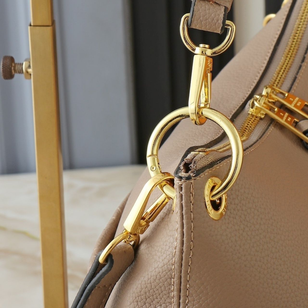 Louis Vuitton Melie Monogram Empreinte Beige 33cm - Image 8