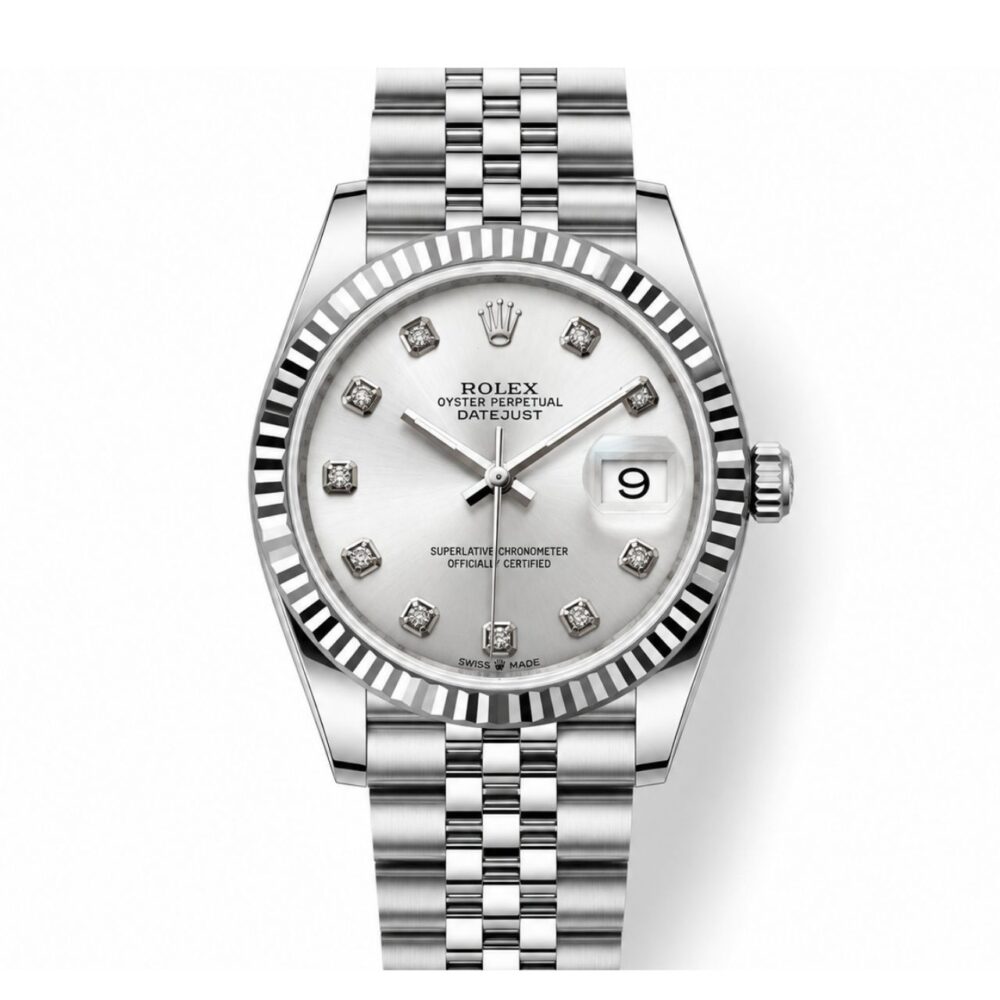 Rolex Datejust 31 Silver Diamond Dial 31mm