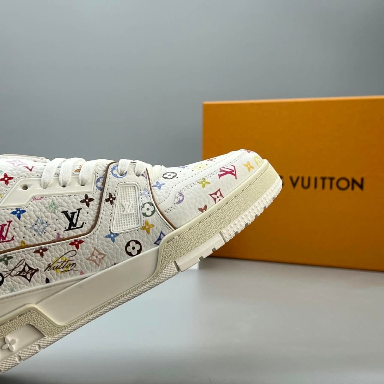 Louis Vuitton x Takashi Murakami LV Trainer Sneaker White 1AJPE4 - Image 5