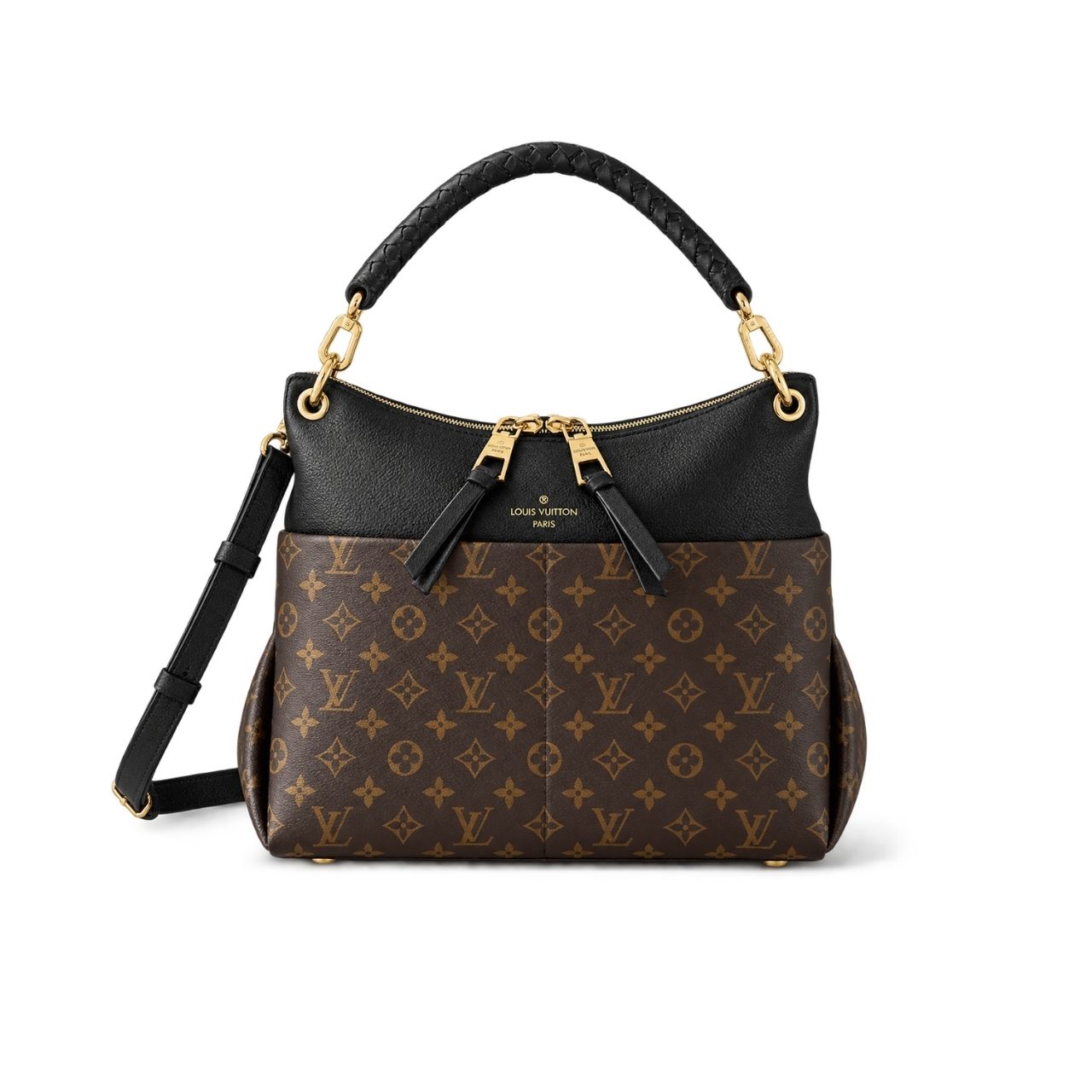 Louis Vuitton Melie Monogram Black Brown 33cm