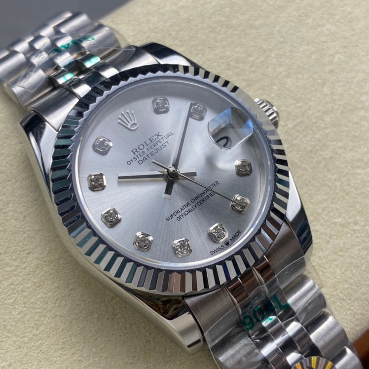 Rolex Datejust 31 Silver Diamond Dial 31mm - Image 2