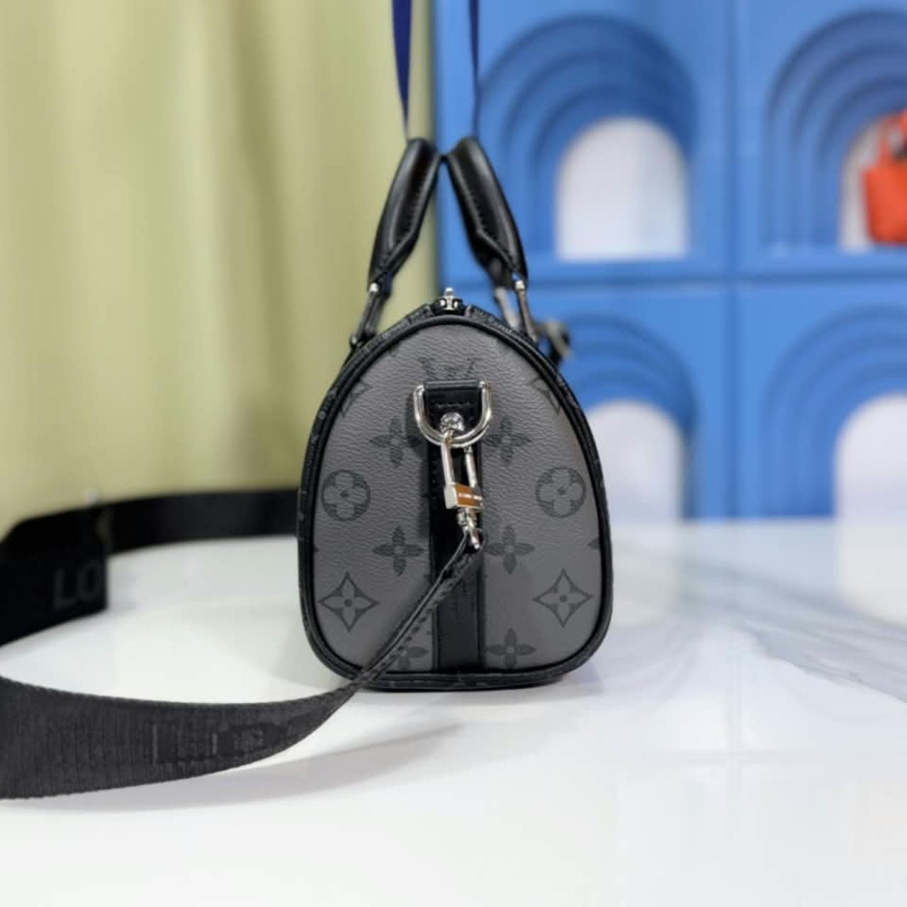 Louis Vuitton Keepall Bandouliere 25 Monogram Eclipse 25cm M46271 - Image 5