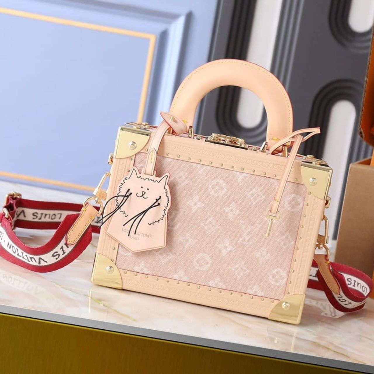 Louis Vuitton Petite Valise Meowgram 22.5cm M14592 - Image 3