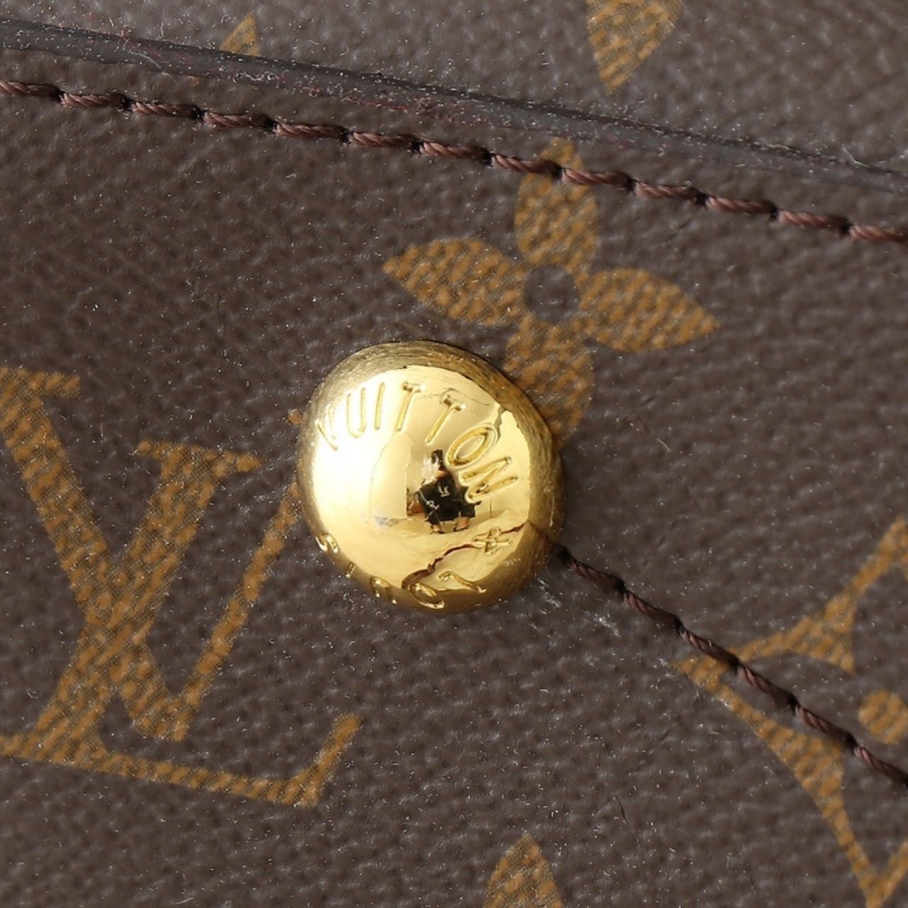 Louis Vuitton Melie Monogram Brown Red 33cm - Image 9