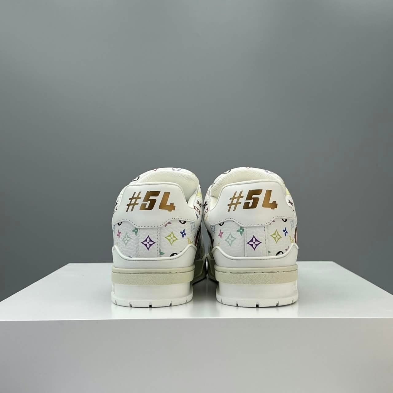 Louis Vuitton x Takashi Murakami LV Trainer Sneaker White 1AJPE4 - Image 10