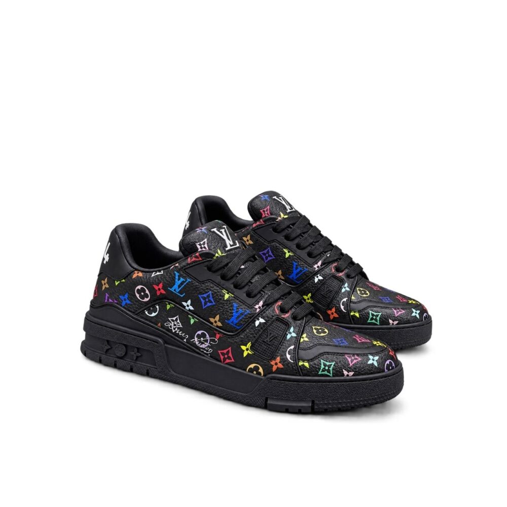Louis Vuitton x Takashi Murakami LV Trainer Sneaker Noir 1AGZE2