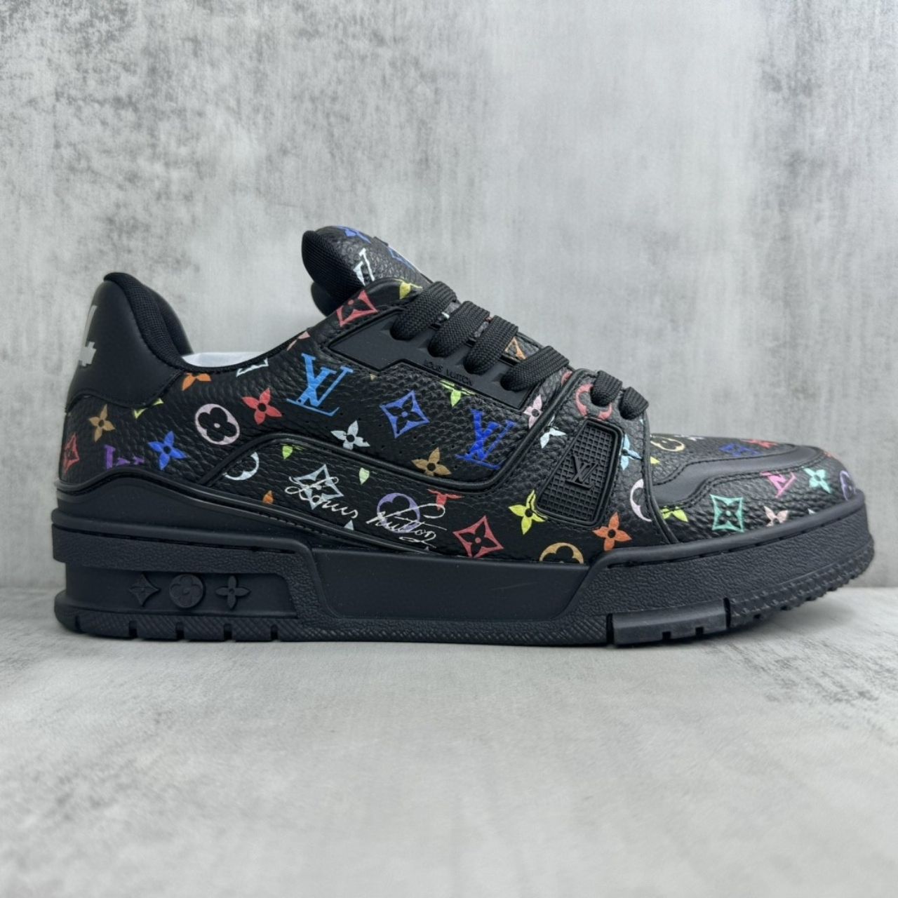 Louis Vuitton x Takashi Murakami LV Trainer Sneaker Noir 1AGZE2 - Image 8
