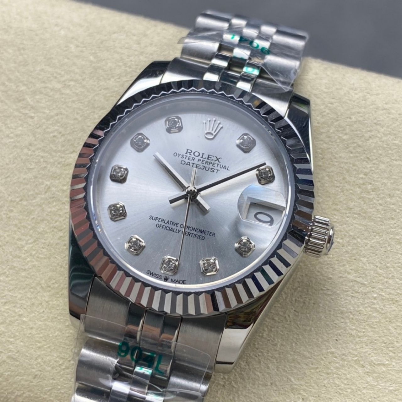 Rolex Datejust 31 Silver Diamond Dial 31mm - Image 3