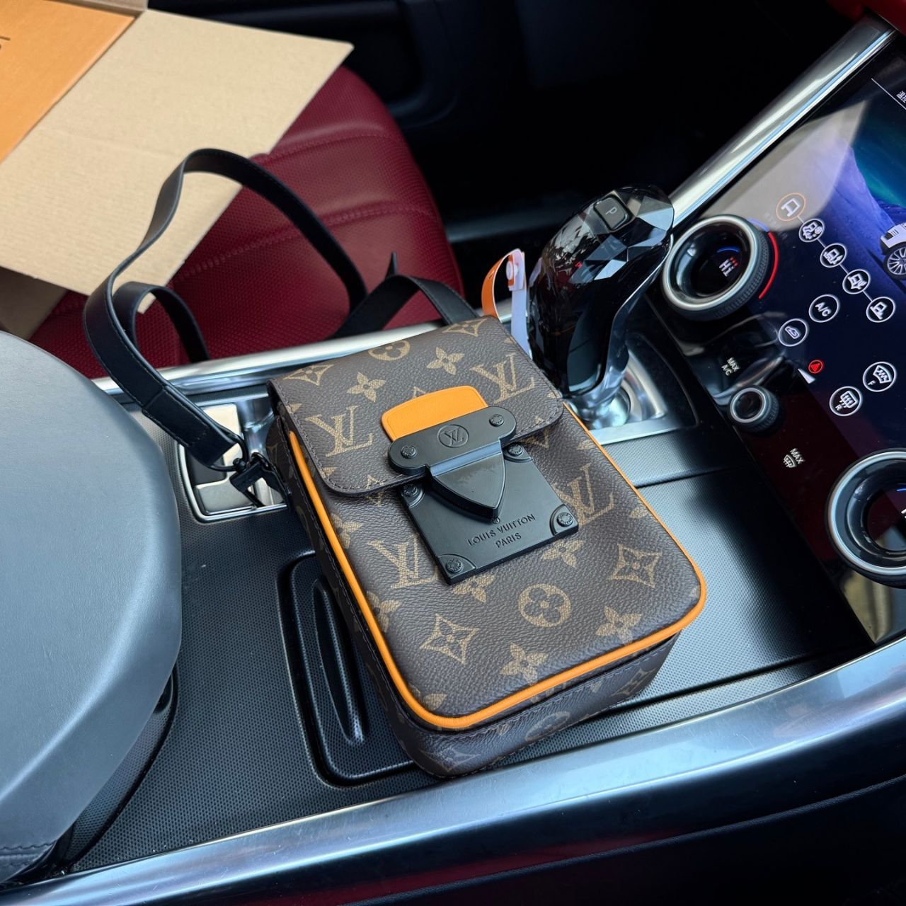 Louis Vuitton S-Lock Vertical Wearable Wallet Monogram Radiant Sun 12cm - Image 5