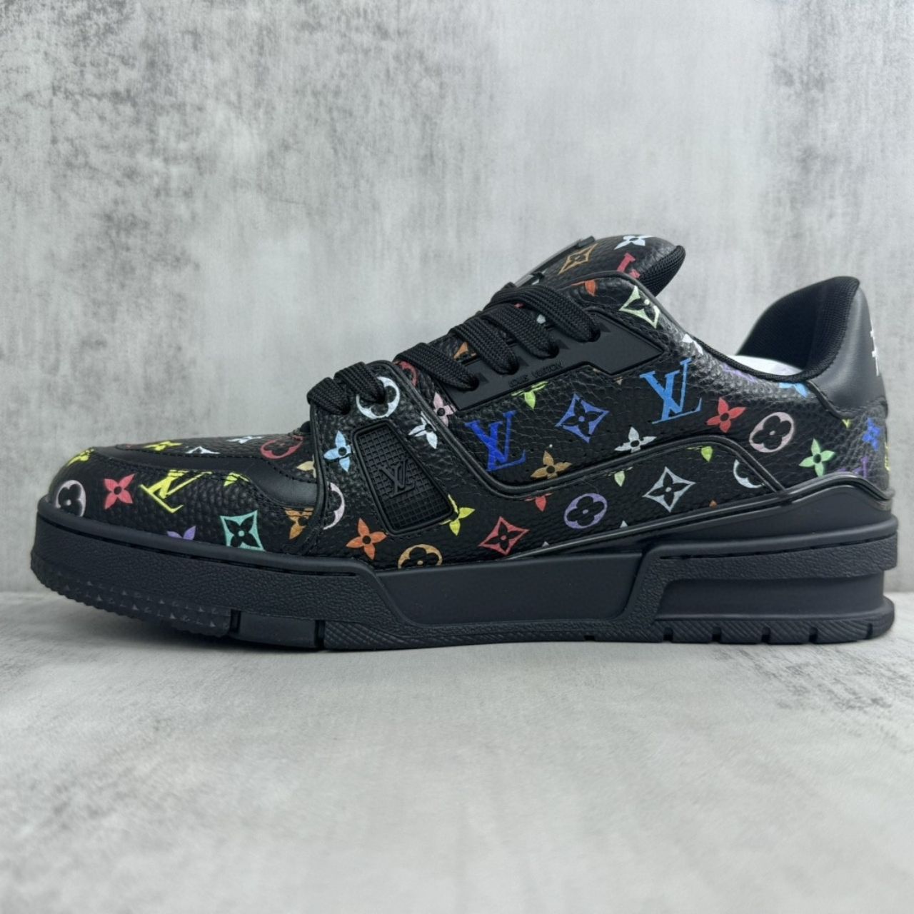 Louis Vuitton x Takashi Murakami LV Trainer Sneaker Noir 1AGZE2 - Image 4