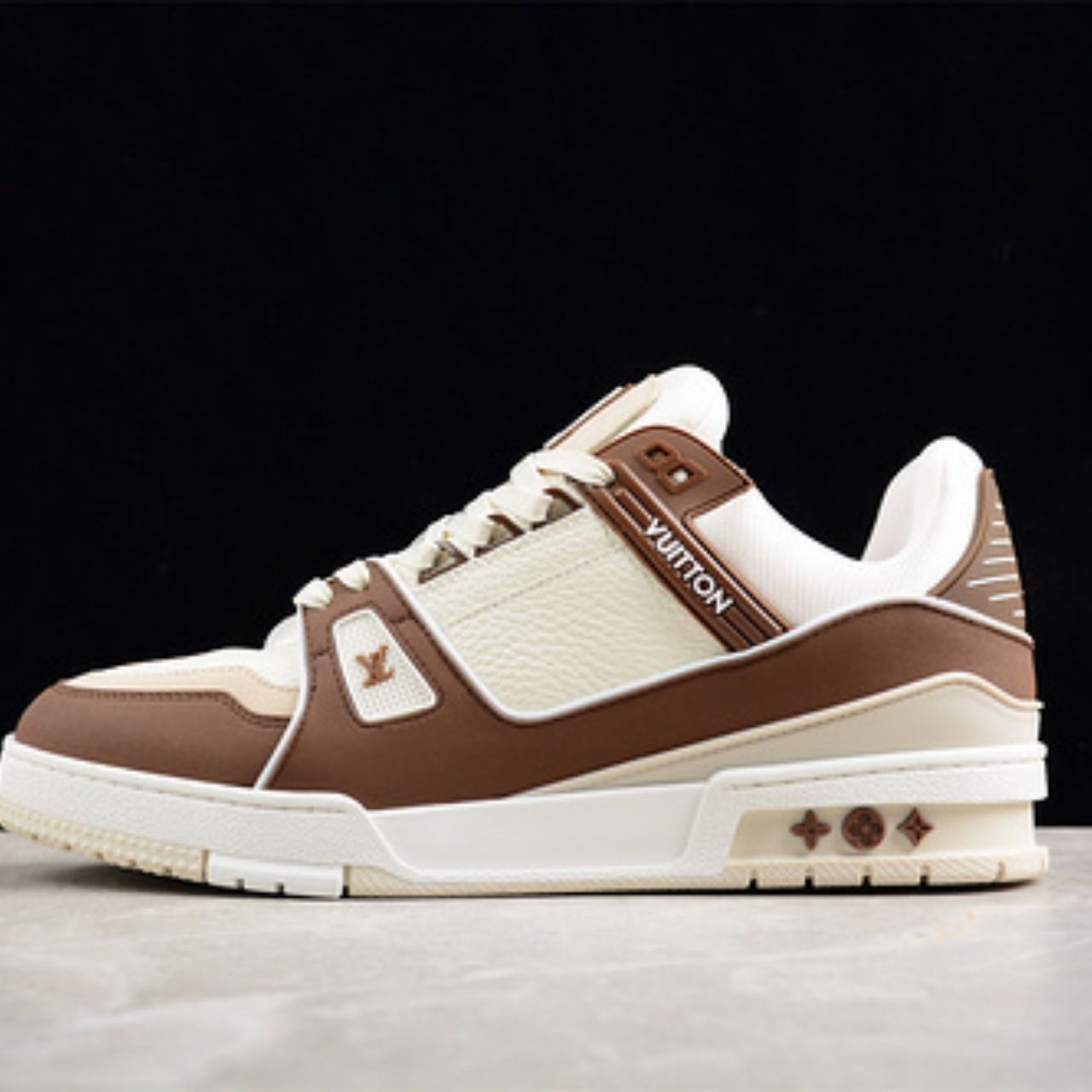 Louis Vuitton LV Trainer Sneaker Brown And White - Image 12