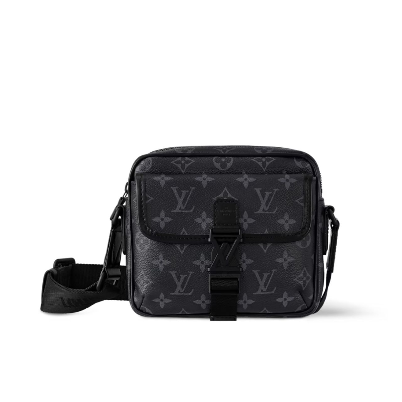 Louis Vuitton Getaway Messenger Monogram Eclipse 20cm M12518