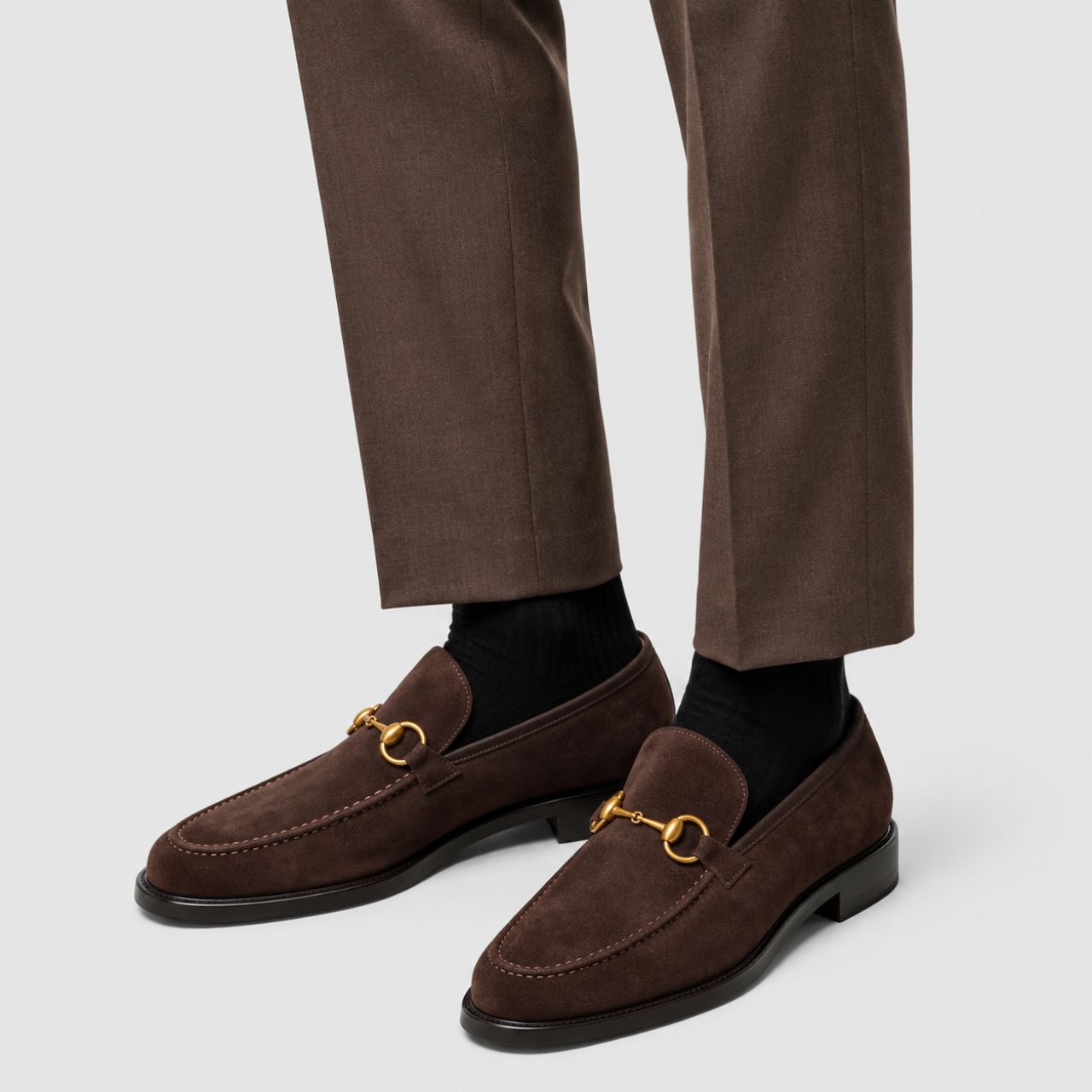 Gucci Men's Gucci Jordaan Loafer Dark Brown 406994 CH000 2140 - Image 2