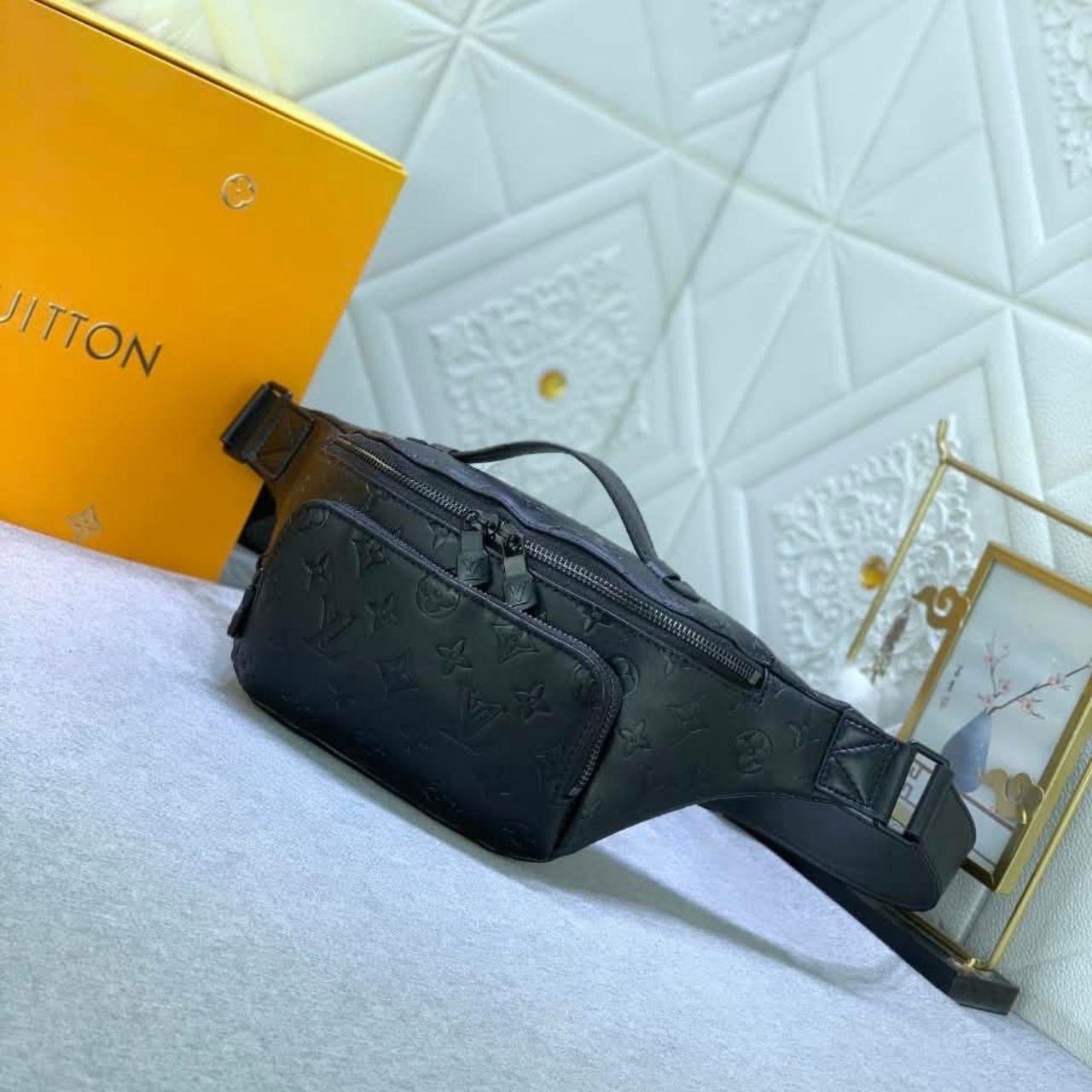 Louis Vuitton Rush Bumbag Black Monogram Shadow 30cm M47058 - Image 5