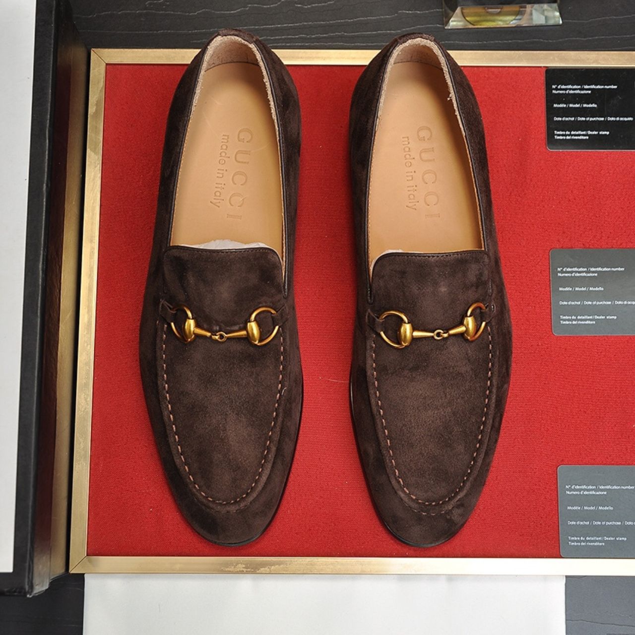 Gucci Men's Gucci Jordaan Loafer Dark Brown 406994 CH000 2140 - Image 6