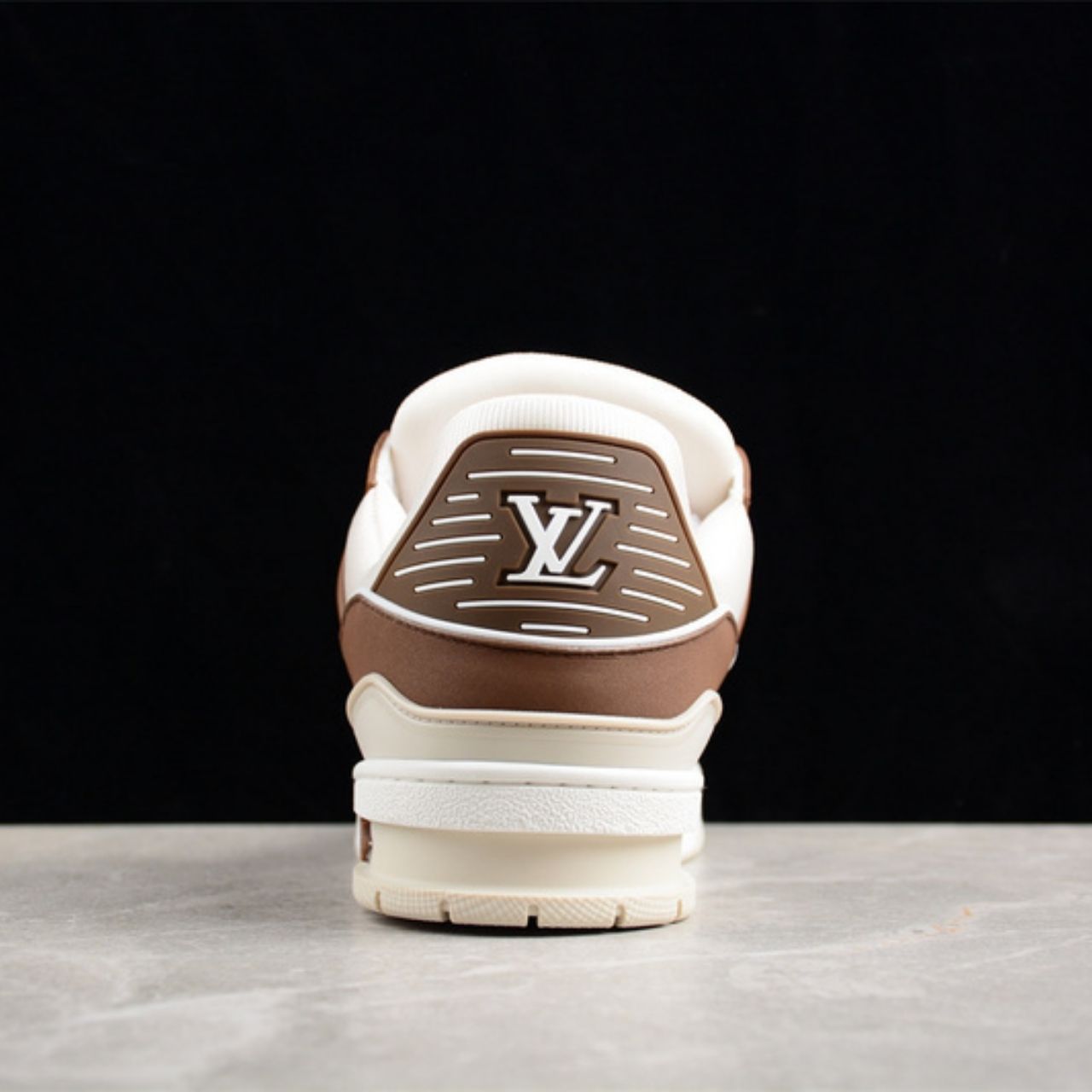 Louis Vuitton LV Trainer Sneaker Brown And White - Image 8
