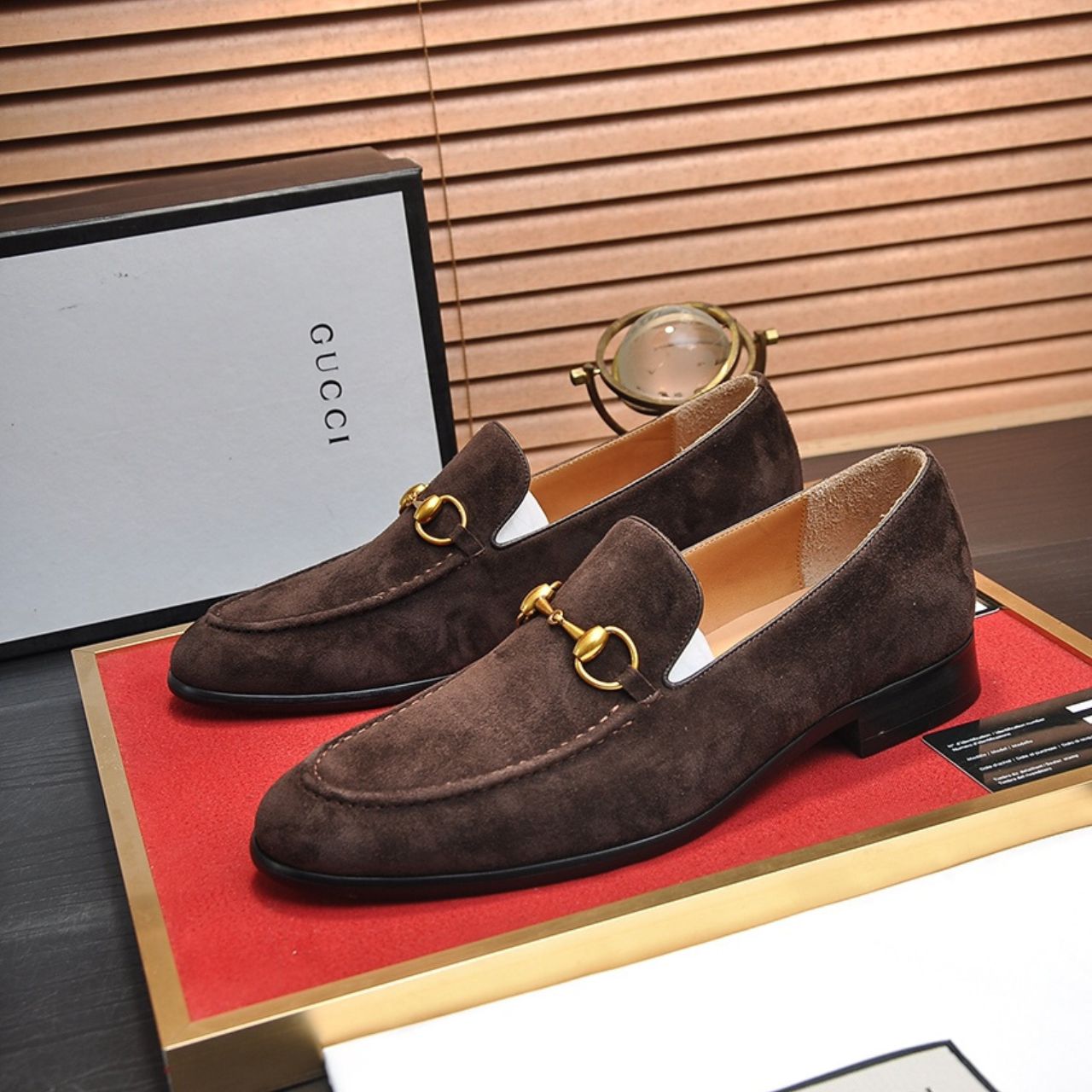 Gucci Men's Gucci Jordaan Loafer Dark Brown 406994 CH000 2140 - Image 5