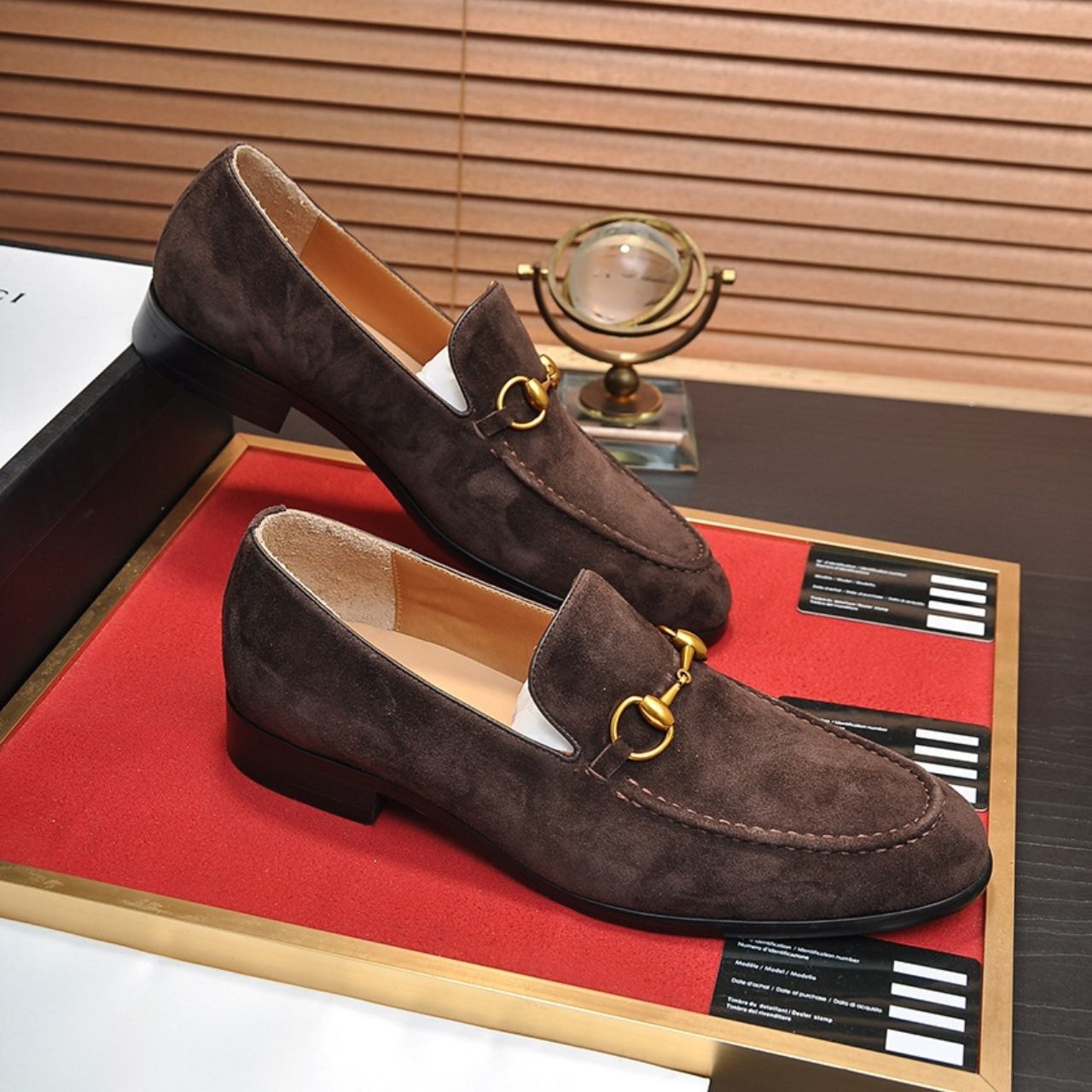 Gucci Men's Gucci Jordaan Loafer Dark Brown 406994 CH000 2140 - Image 4