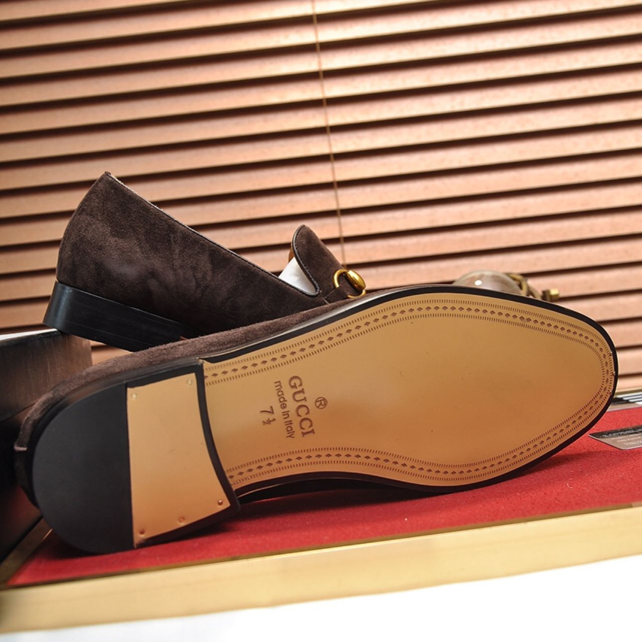 Gucci Men's Gucci Jordaan Loafer Dark Brown 406994 CH000 2140 - Image 3