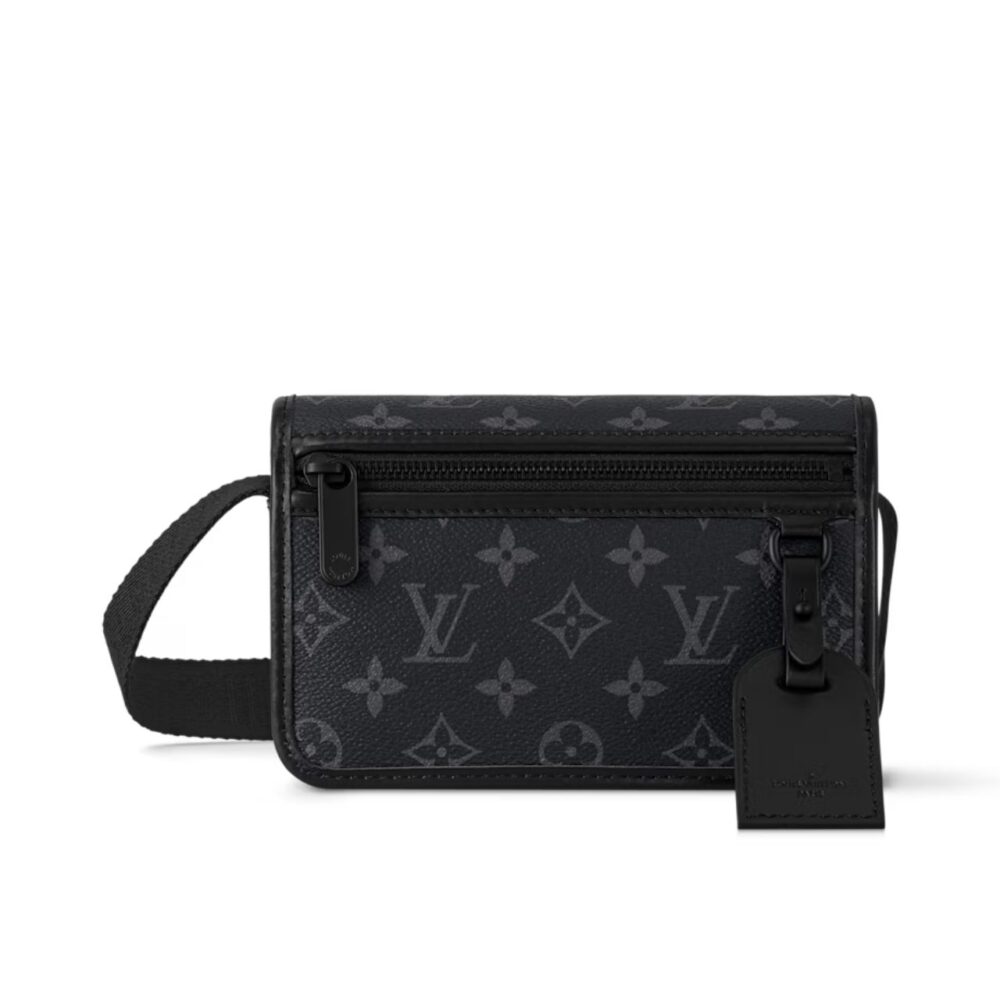 Louis Vuitton Bosphore Wearable Wallet Monogram Eclipse 19cm M12599