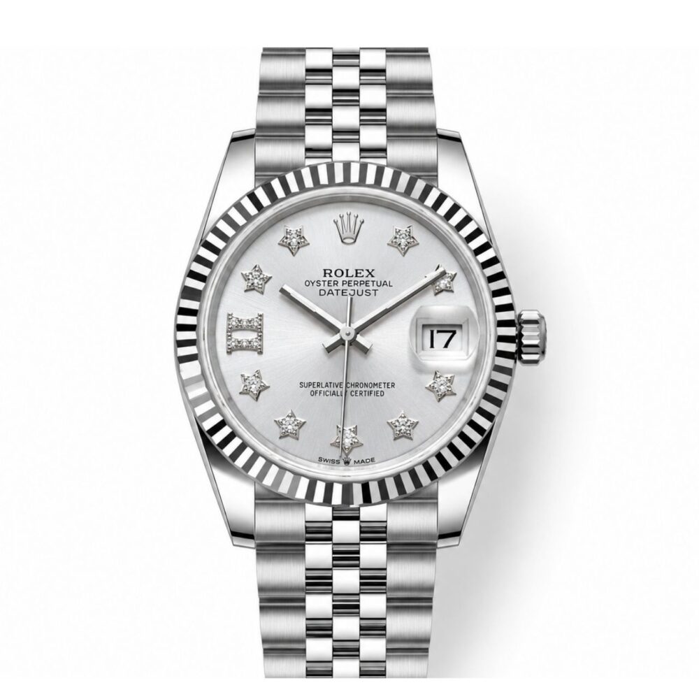 Rolex Datejust 31 Silver Diamond Dial 31mm
