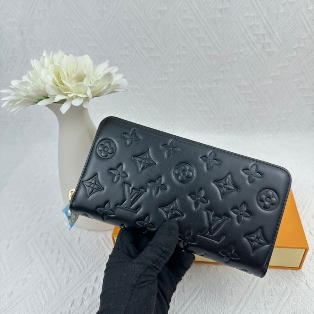 Alternative view of Louis Vuitton Zippy Wallet Monogram Embossed Black 19.5cm M81510