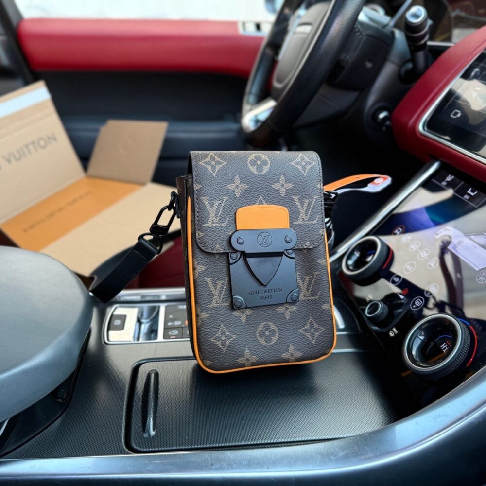Alternative view of Louis Vuitton S-Lock Vertical Wearable Wallet Monogram Radiant Sun 12cm