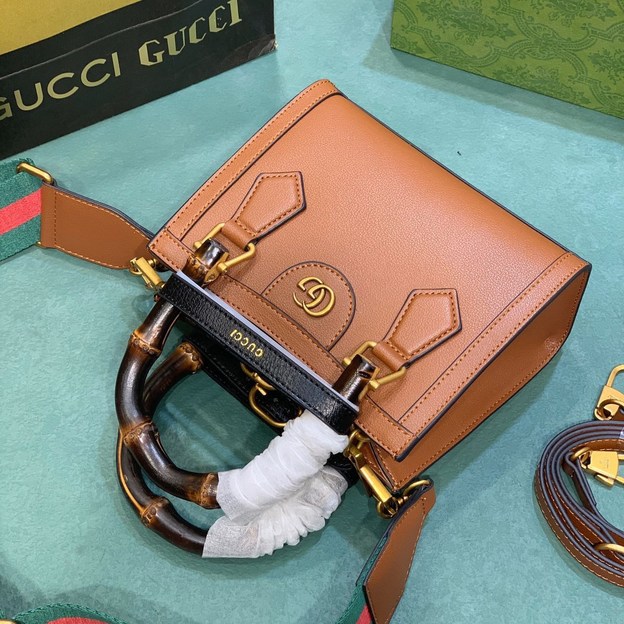 Gucci Diana Small Tote Bag 20cm 702732 U3ZDT 2549 - Image 6