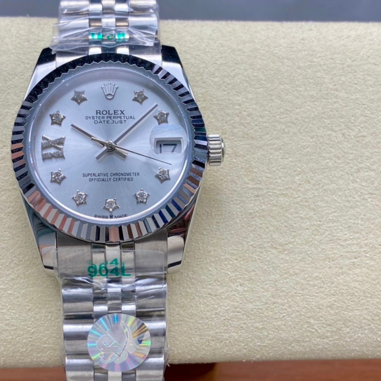 Rolex Datejust 31 Silver Diamond Dial 31mm - Image 3
