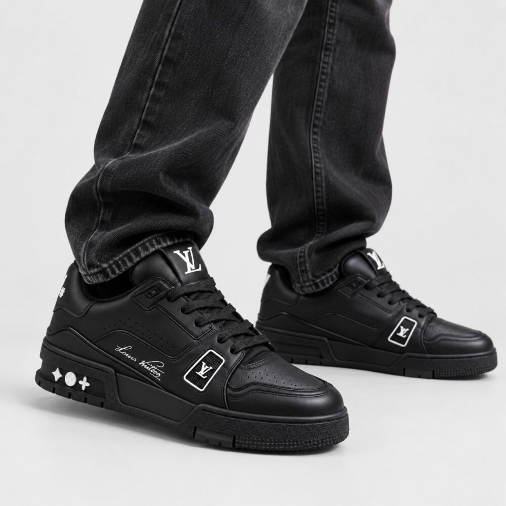 Alternative view of Louis Vuitton LV Trainer Sneakers Black