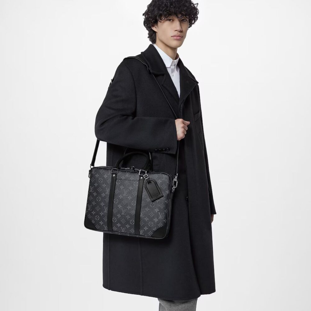 Alternative view of Louis Vuitton Porte-Documents Voyage PM Monogram Eclipse 37cm M46457