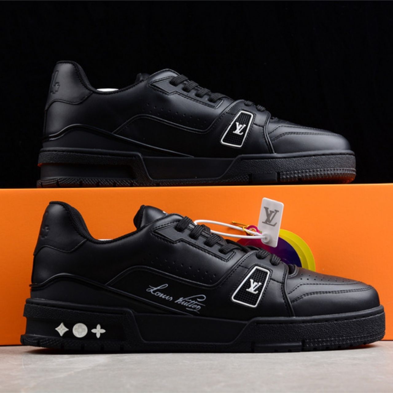 Louis Vuitton LV Trainer Sneakers Black - Image 3