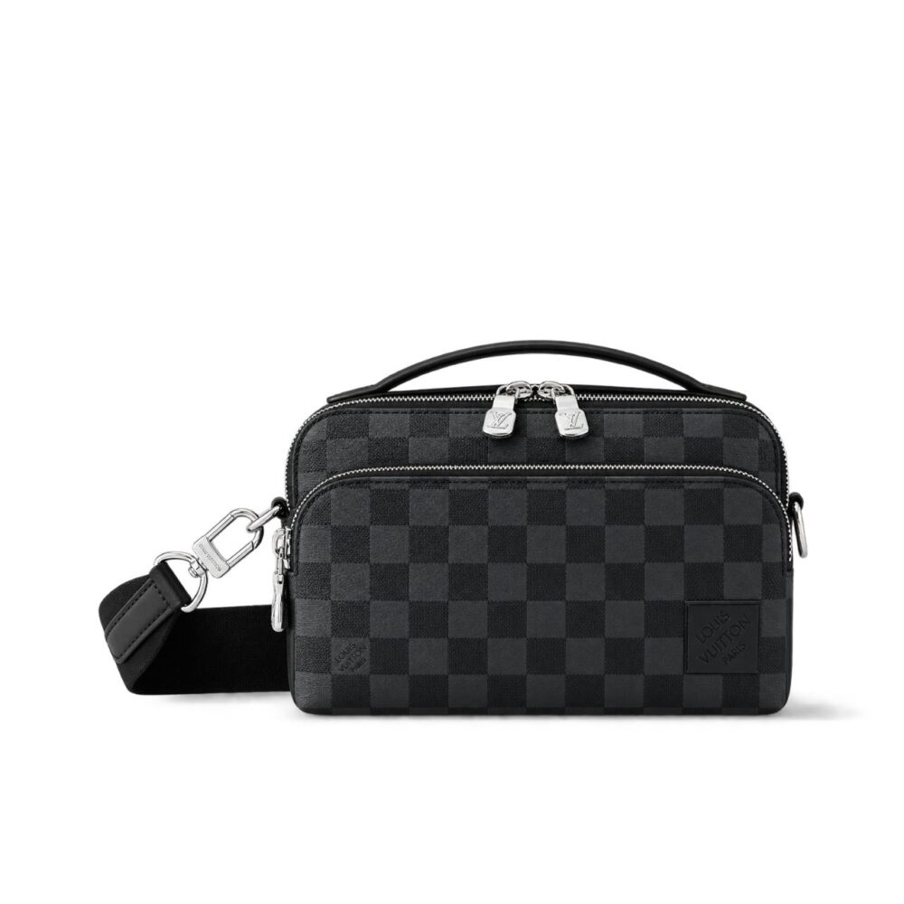 Louis Vuitton District PM Damier Graphite Black 22.5cm