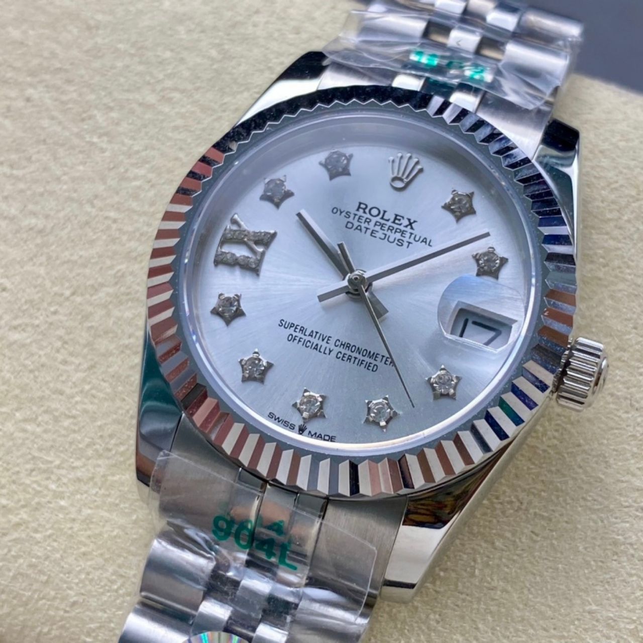 Rolex Datejust 31 Silver Diamond Dial 31mm - Image 4