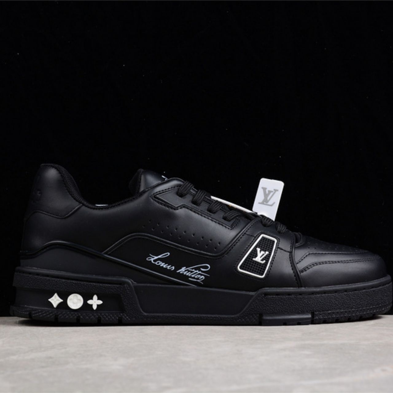 Louis Vuitton LV Trainer Sneakers Black - Image 5