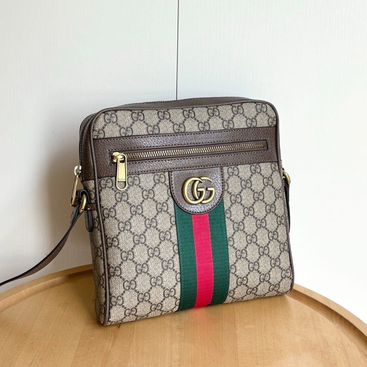 Gucci Ophidia Small Messenger bag Beige Ebony GG Supreme Canvas 24cm 547926 96IWT 8745 - Image 5