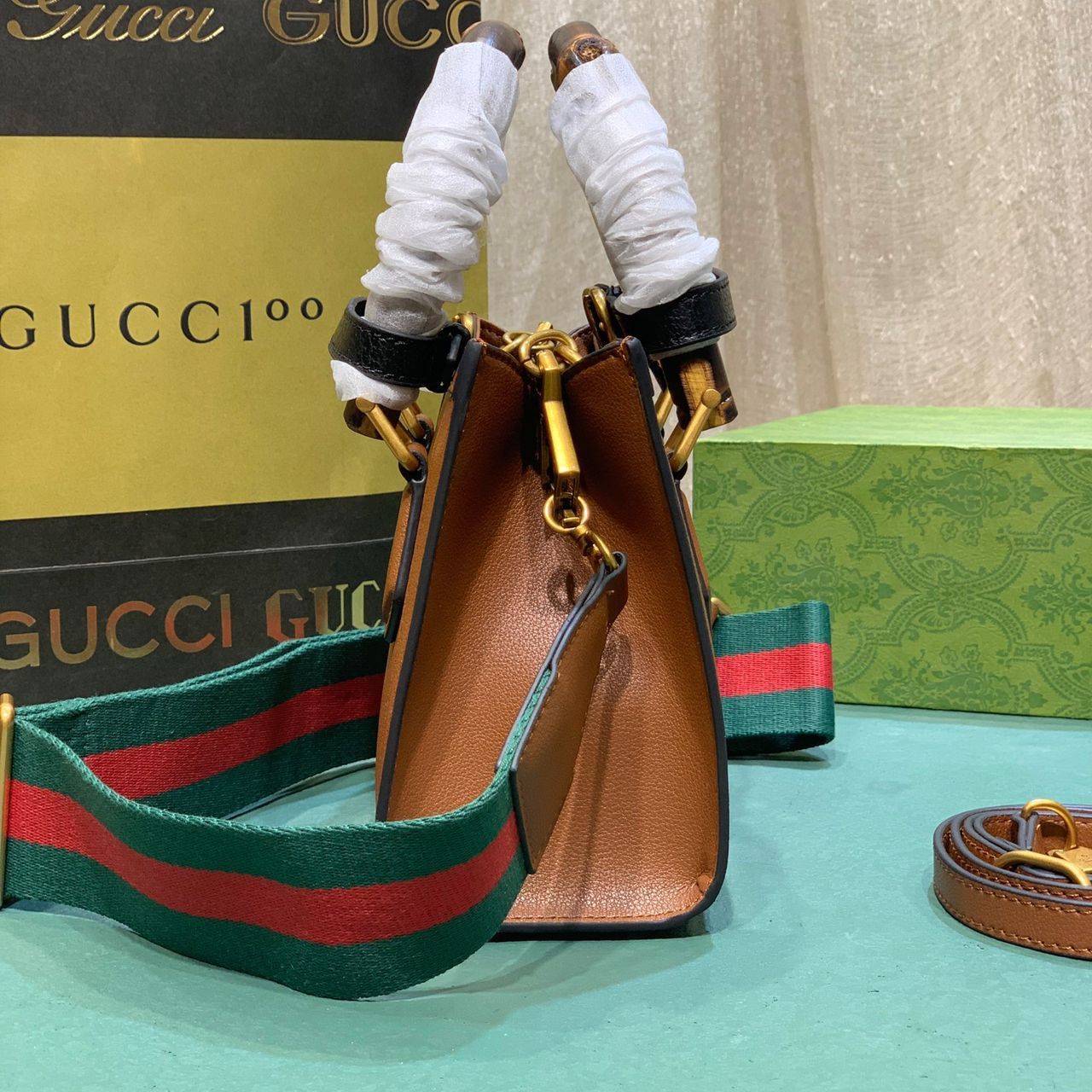 Gucci Diana Small Tote Bag 20cm 702732 U3ZDT 2549 - Image 4