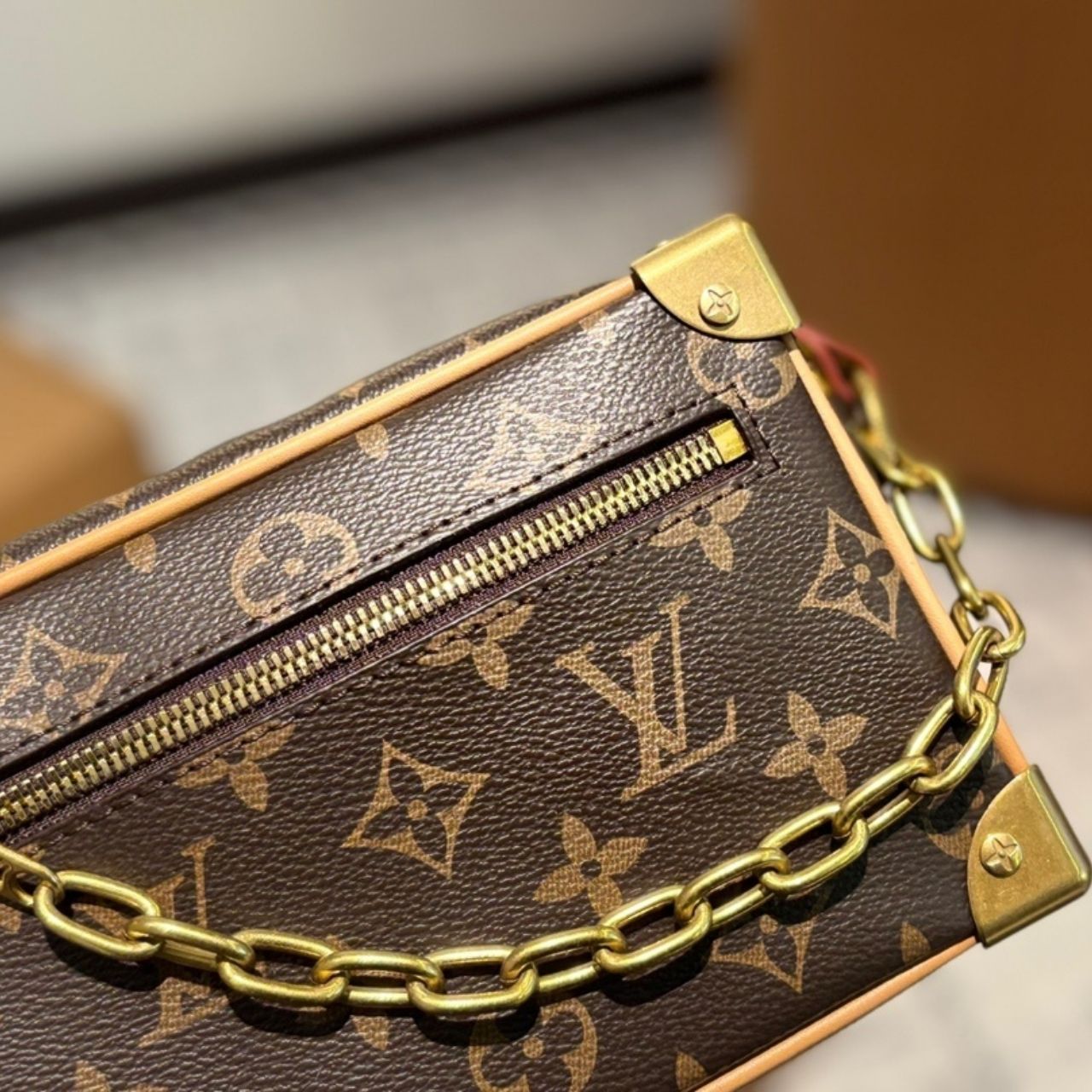 Louis Vuitton Mini Soft Trunk Monogram 18cm - Image 7